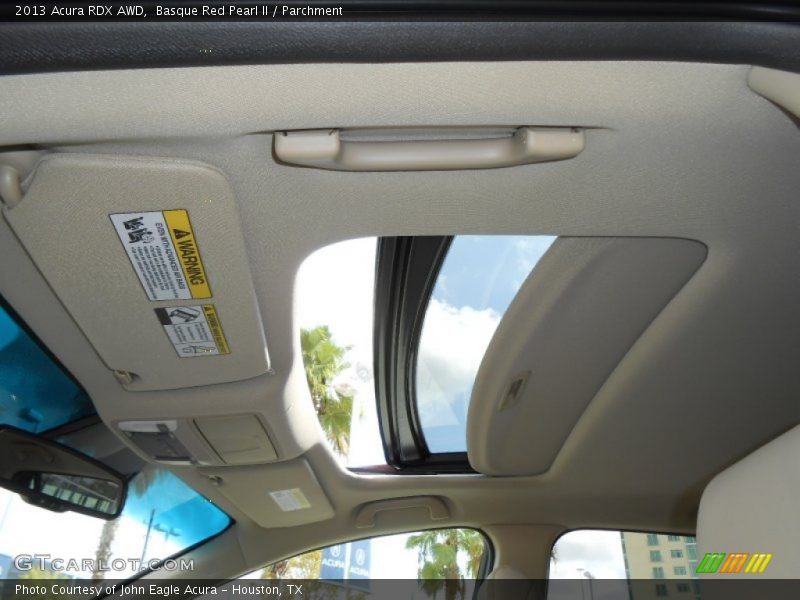 Basque Red Pearl II / Parchment 2013 Acura RDX AWD