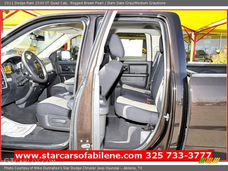Rugged Brown Pearl / Dark Slate Gray/Medium Graystone 2011 Dodge Ram 1500 ST Quad Cab