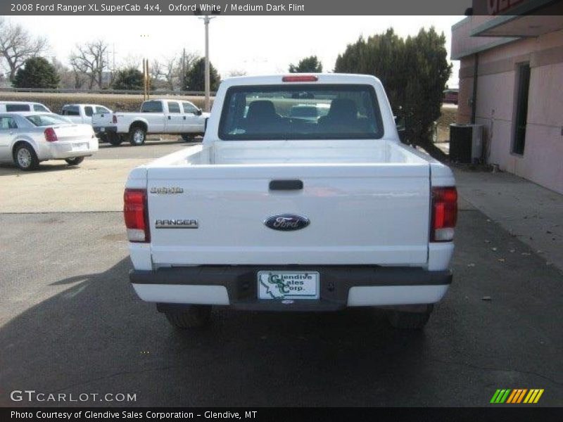 Oxford White / Medium Dark Flint 2008 Ford Ranger XL SuperCab 4x4