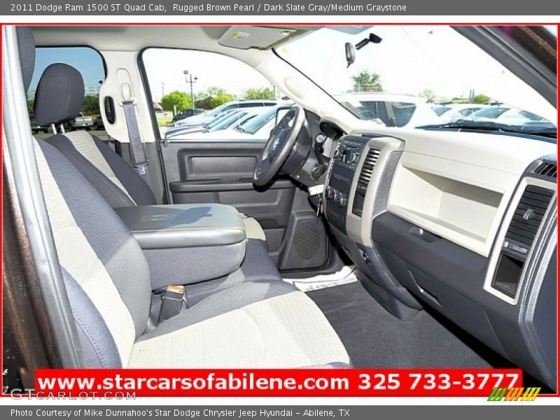 Rugged Brown Pearl / Dark Slate Gray/Medium Graystone 2011 Dodge Ram 1500 ST Quad Cab
