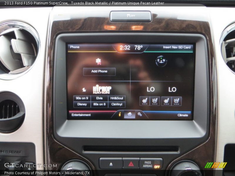 Controls of 2013 F150 Platinum SuperCrew