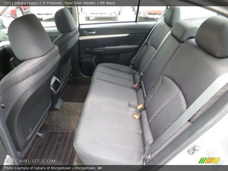 Steel Silver Metallic / Off-Black 2011 Subaru Legacy 2.5i Premium