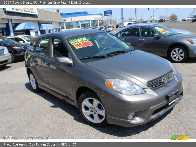 Phantom Gray Pearl / Dark Charcoal 2007 Toyota Matrix XR