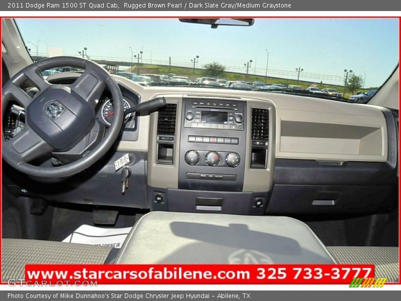 Rugged Brown Pearl / Dark Slate Gray/Medium Graystone 2011 Dodge Ram 1500 ST Quad Cab