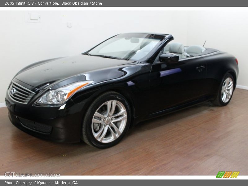 Black Obsidian / Stone 2009 Infiniti G 37 Convertible
