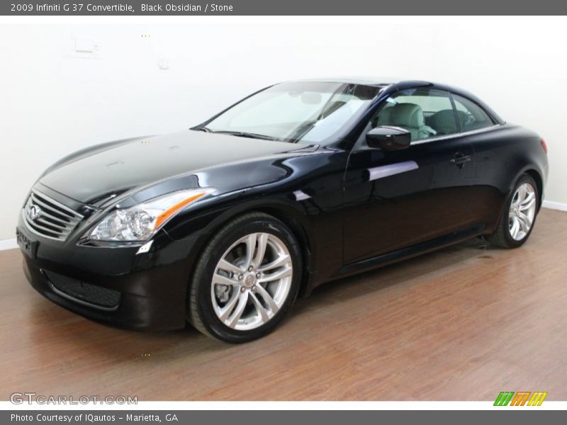 Black Obsidian / Stone 2009 Infiniti G 37 Convertible