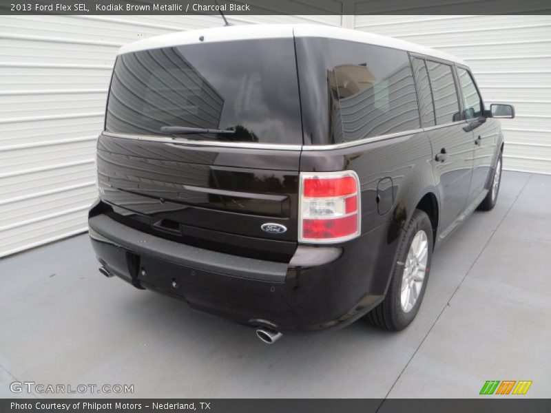 Kodiak Brown Metallic / Charcoal Black 2013 Ford Flex SEL