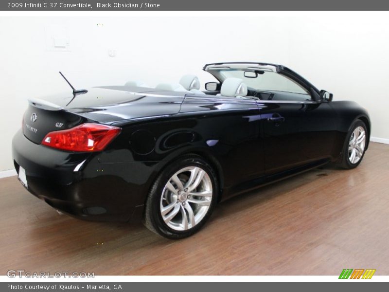 Black Obsidian / Stone 2009 Infiniti G 37 Convertible