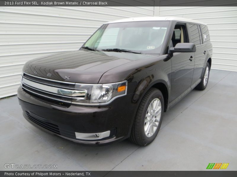 Kodiak Brown Metallic / Charcoal Black 2013 Ford Flex SEL