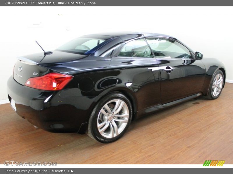 Black Obsidian / Stone 2009 Infiniti G 37 Convertible
