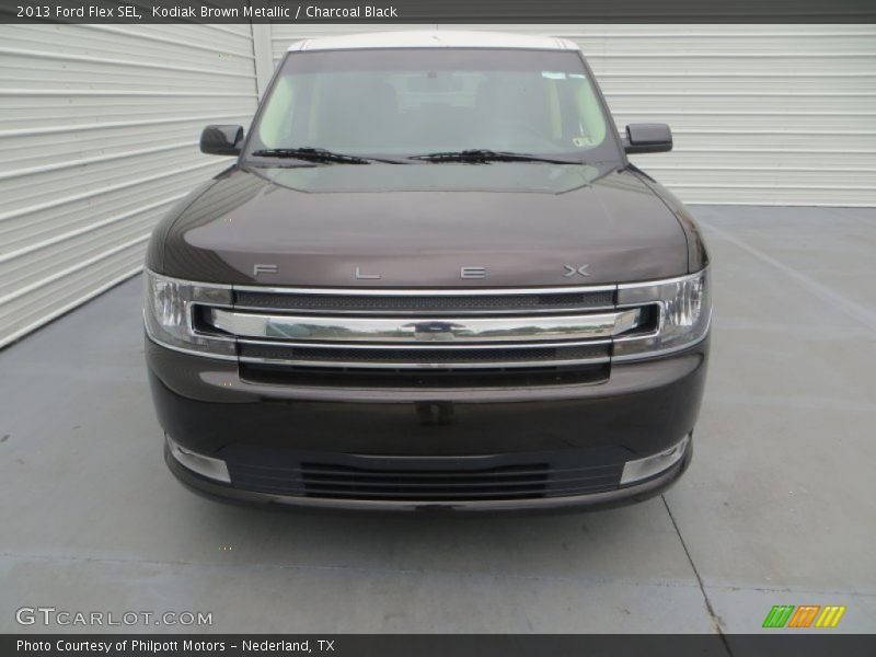 Kodiak Brown Metallic / Charcoal Black 2013 Ford Flex SEL