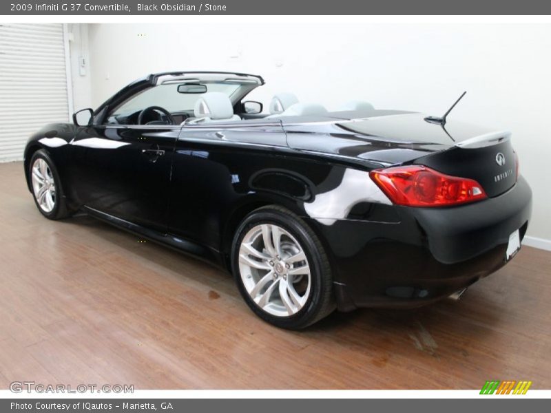 Black Obsidian / Stone 2009 Infiniti G 37 Convertible