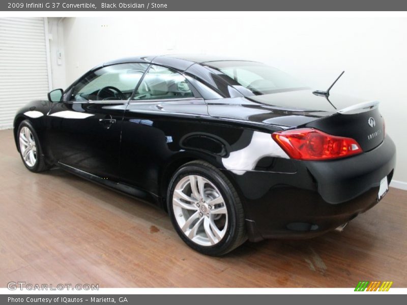Black Obsidian / Stone 2009 Infiniti G 37 Convertible