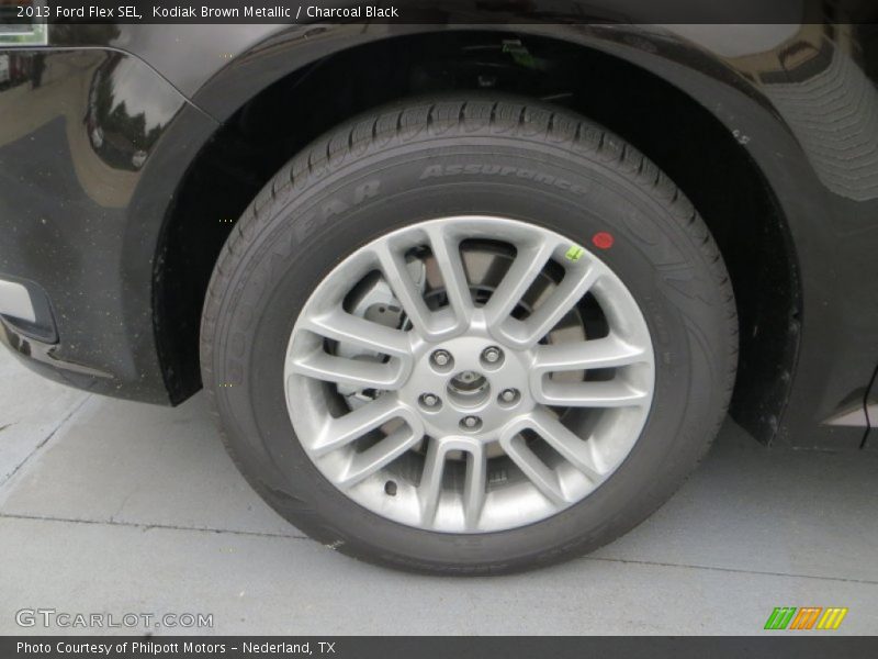 Kodiak Brown Metallic / Charcoal Black 2013 Ford Flex SEL