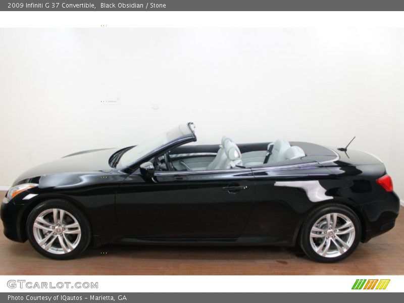 Black Obsidian / Stone 2009 Infiniti G 37 Convertible