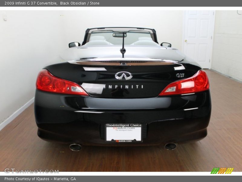 Black Obsidian / Stone 2009 Infiniti G 37 Convertible