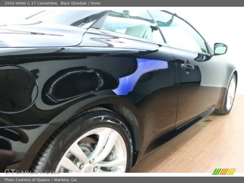 Black Obsidian / Stone 2009 Infiniti G 37 Convertible