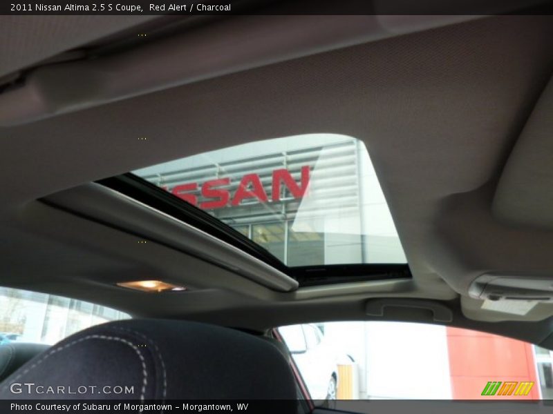 Red Alert / Charcoal 2011 Nissan Altima 2.5 S Coupe