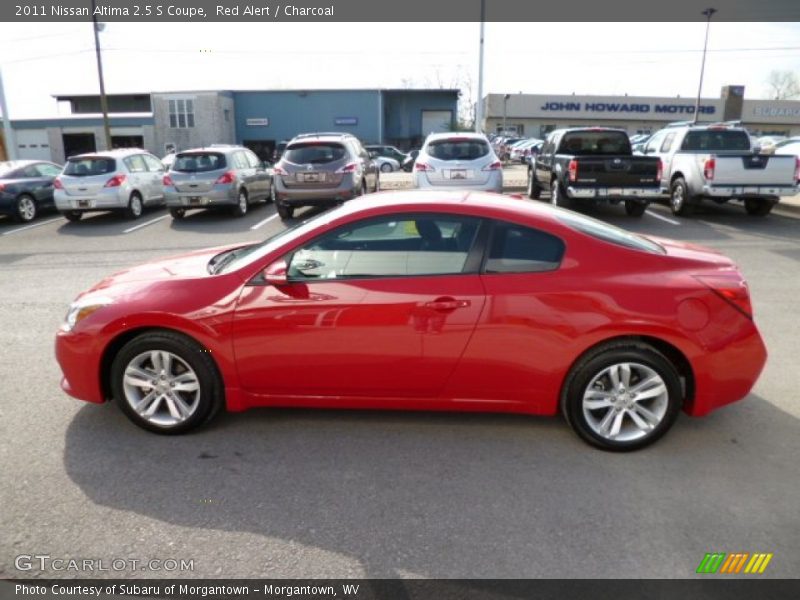 Red Alert / Charcoal 2011 Nissan Altima 2.5 S Coupe