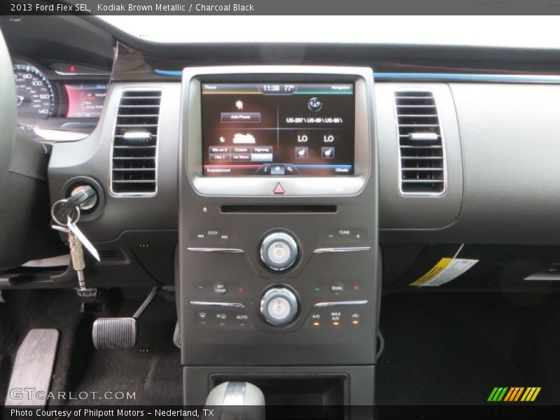 Kodiak Brown Metallic / Charcoal Black 2013 Ford Flex SEL