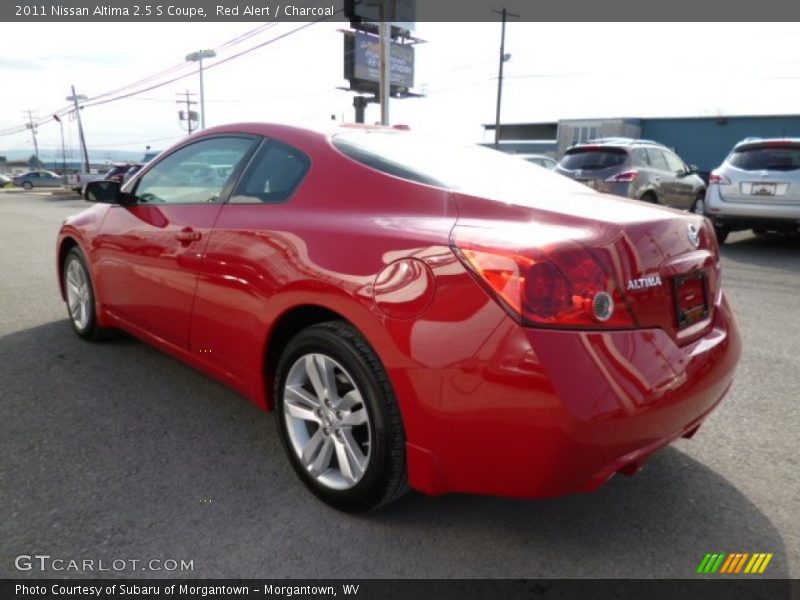 Red Alert / Charcoal 2011 Nissan Altima 2.5 S Coupe