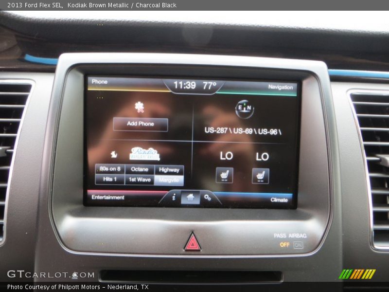 Kodiak Brown Metallic / Charcoal Black 2013 Ford Flex SEL
