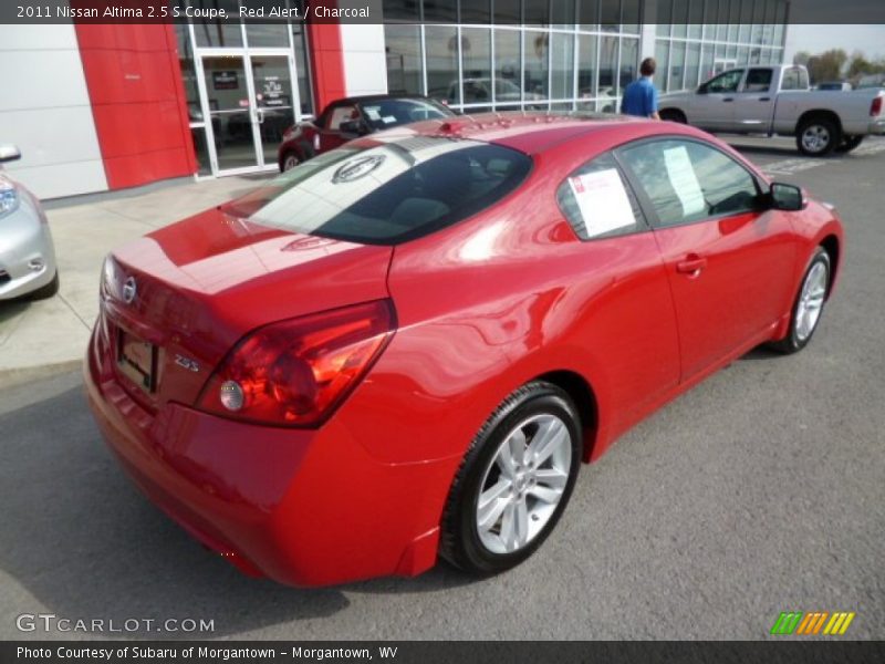 Red Alert / Charcoal 2011 Nissan Altima 2.5 S Coupe