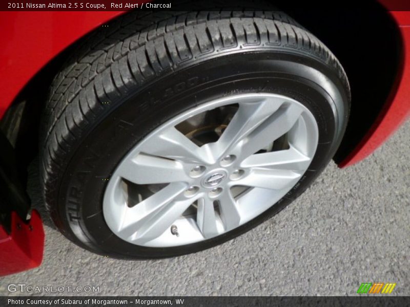 Red Alert / Charcoal 2011 Nissan Altima 2.5 S Coupe