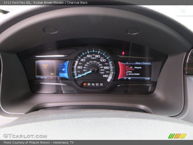 Kodiak Brown Metallic / Charcoal Black 2013 Ford Flex SEL