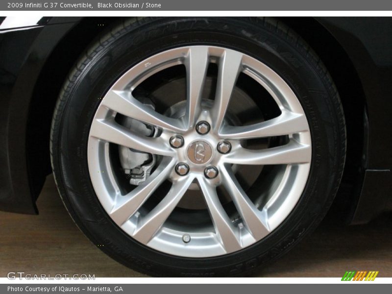 Black Obsidian / Stone 2009 Infiniti G 37 Convertible