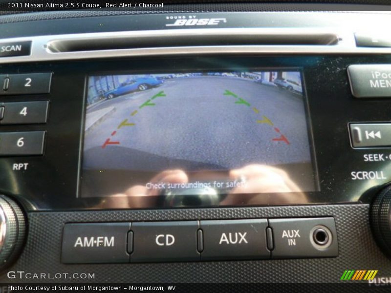 Red Alert / Charcoal 2011 Nissan Altima 2.5 S Coupe