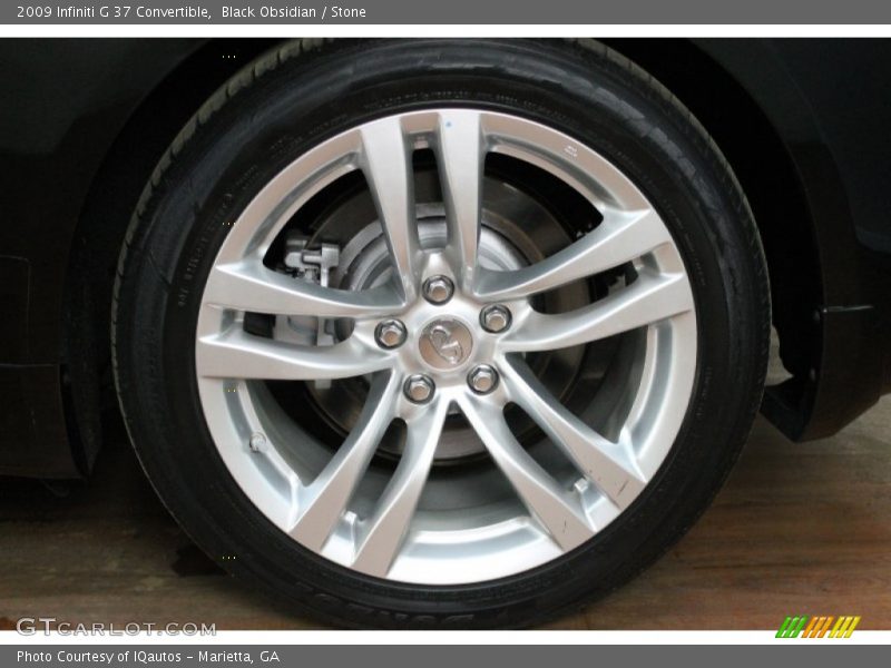 Black Obsidian / Stone 2009 Infiniti G 37 Convertible