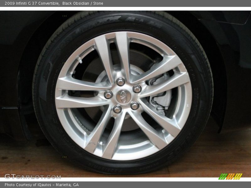 Black Obsidian / Stone 2009 Infiniti G 37 Convertible