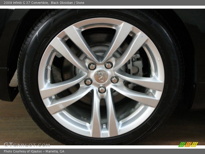 Black Obsidian / Stone 2009 Infiniti G 37 Convertible