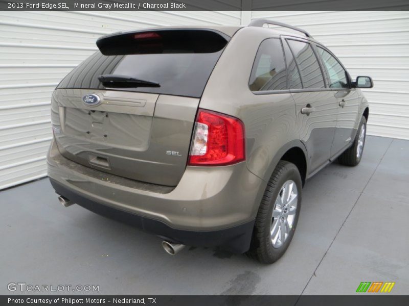 Mineral Gray Metallic / Charcoal Black 2013 Ford Edge SEL