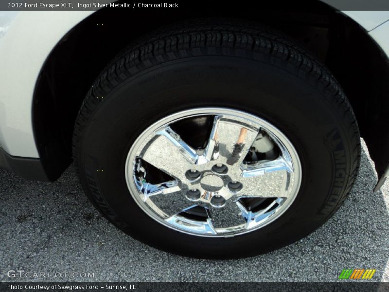 Ingot Silver Metallic / Charcoal Black 2012 Ford Escape XLT