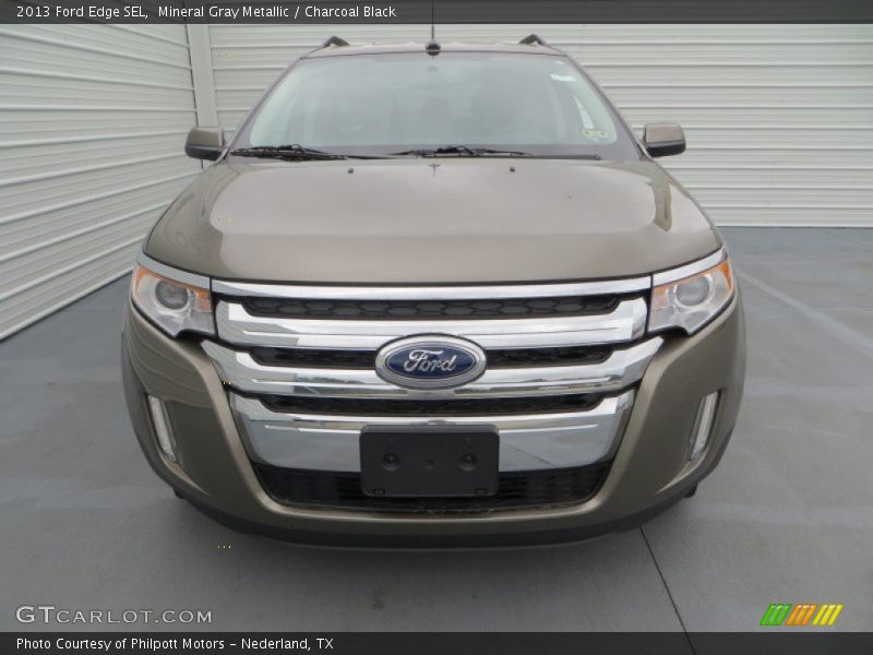 Mineral Gray Metallic / Charcoal Black 2013 Ford Edge SEL