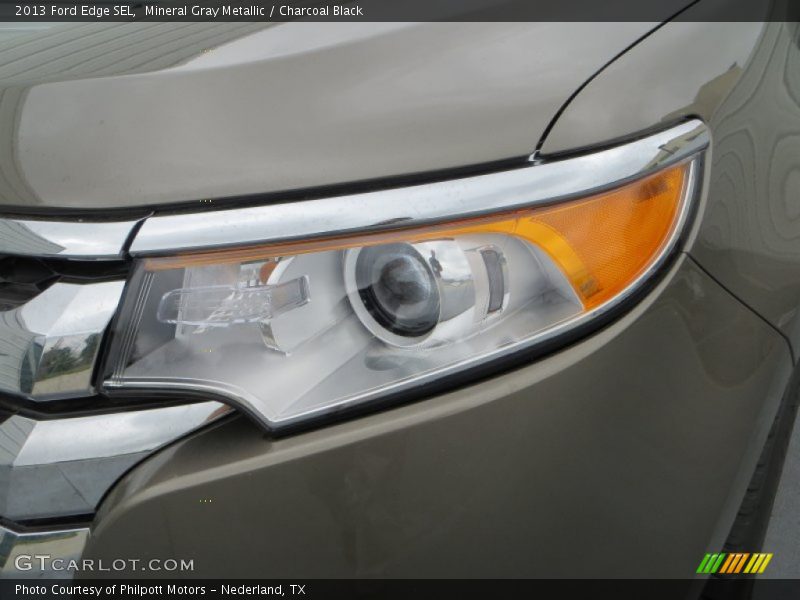 Mineral Gray Metallic / Charcoal Black 2013 Ford Edge SEL