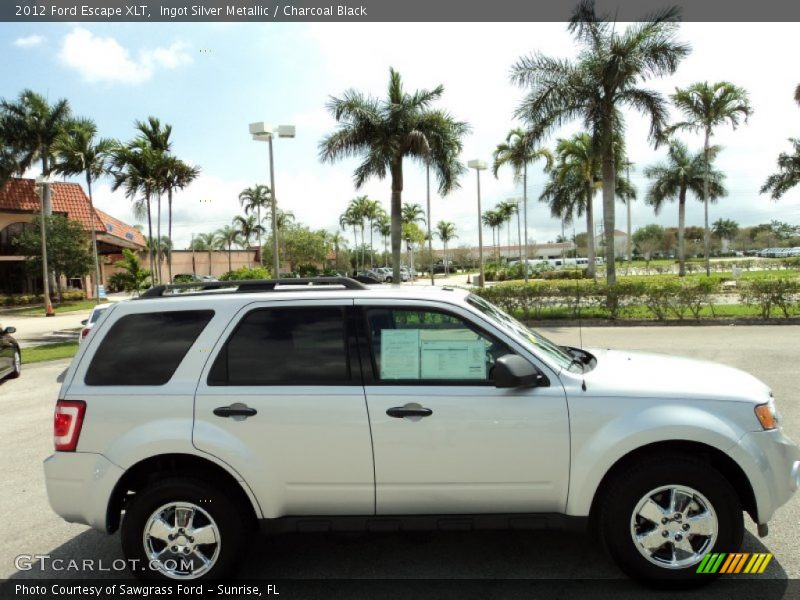 Ingot Silver Metallic / Charcoal Black 2012 Ford Escape XLT