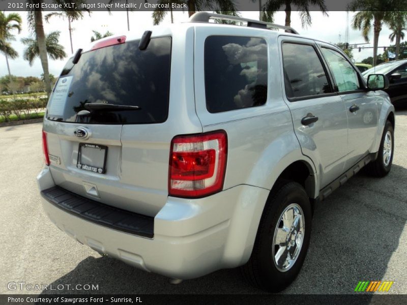 Ingot Silver Metallic / Charcoal Black 2012 Ford Escape XLT