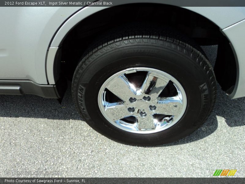 Ingot Silver Metallic / Charcoal Black 2012 Ford Escape XLT