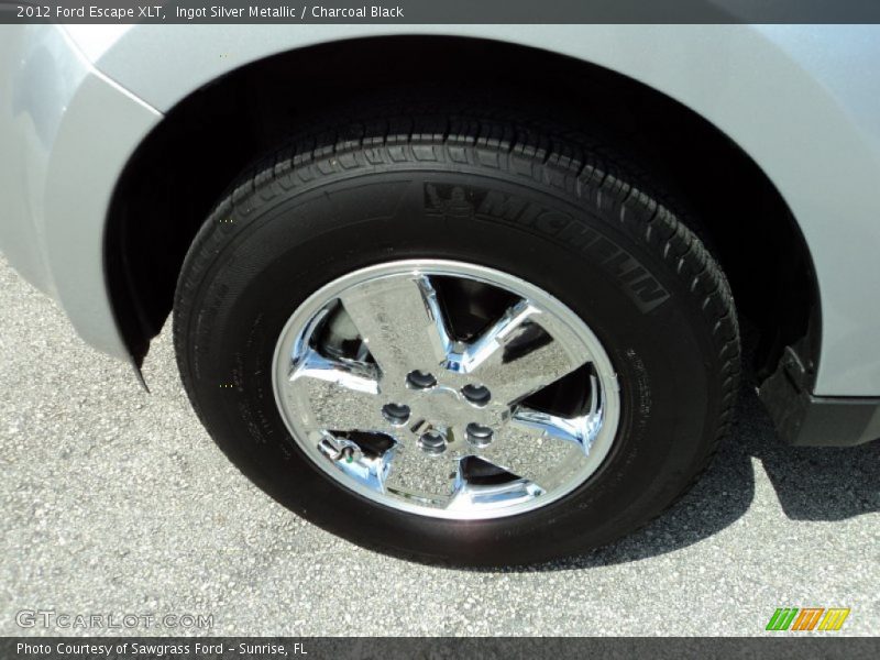 Ingot Silver Metallic / Charcoal Black 2012 Ford Escape XLT