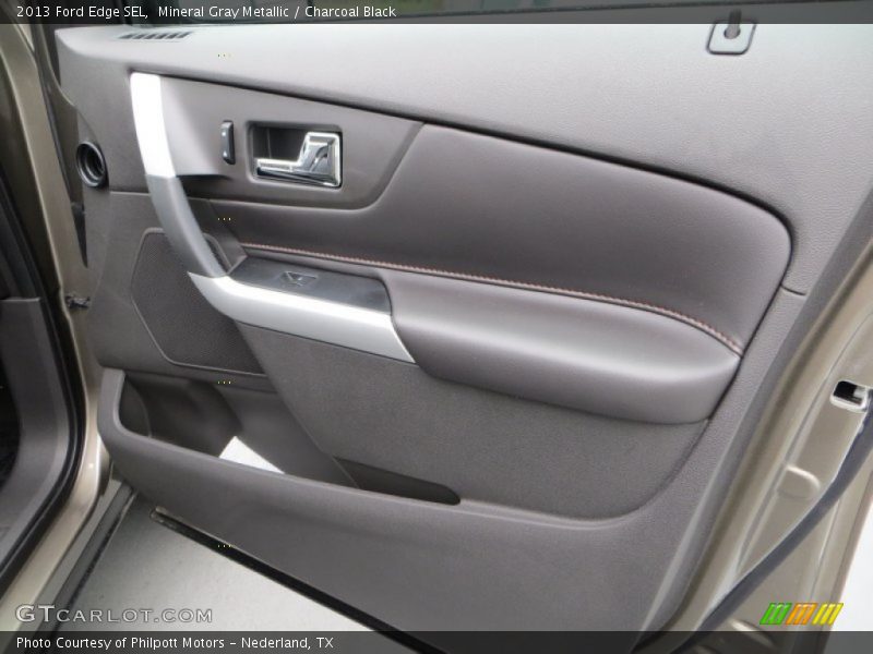 Mineral Gray Metallic / Charcoal Black 2013 Ford Edge SEL