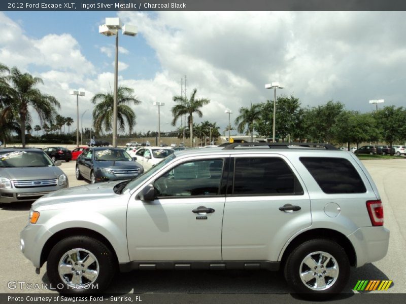 Ingot Silver Metallic / Charcoal Black 2012 Ford Escape XLT
