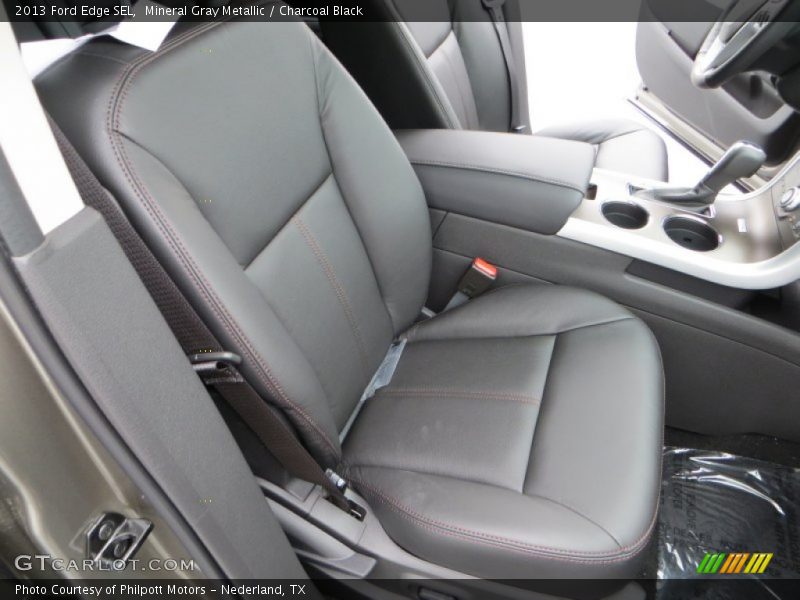 Mineral Gray Metallic / Charcoal Black 2013 Ford Edge SEL