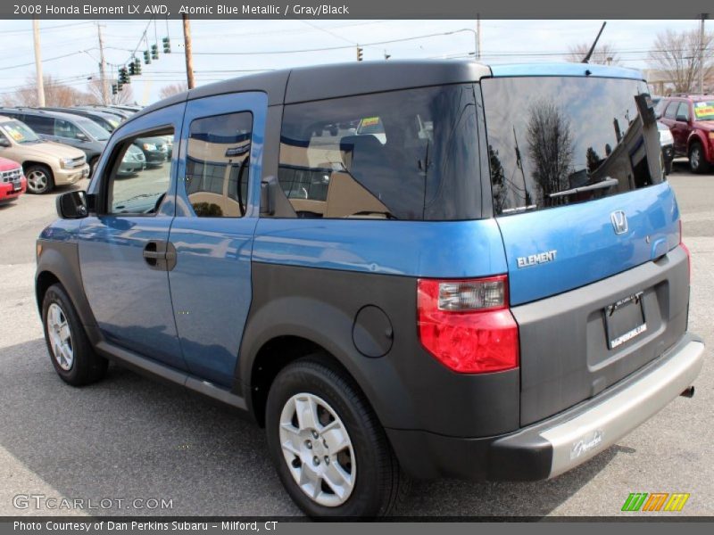 Atomic Blue Metallic / Gray/Black 2008 Honda Element LX AWD