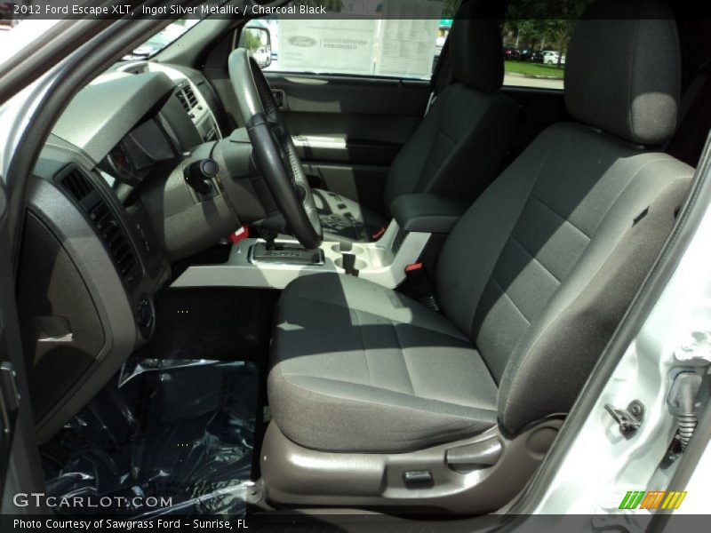 Ingot Silver Metallic / Charcoal Black 2012 Ford Escape XLT