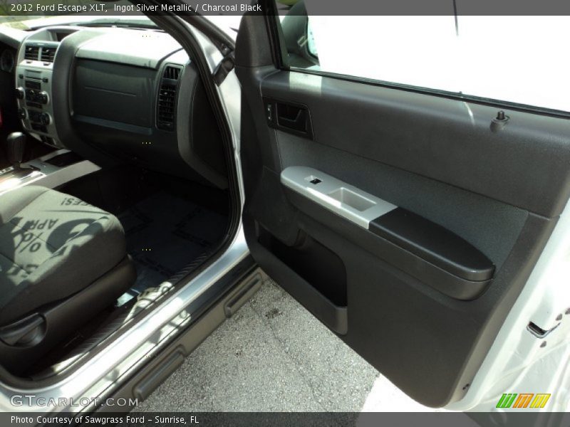 Ingot Silver Metallic / Charcoal Black 2012 Ford Escape XLT