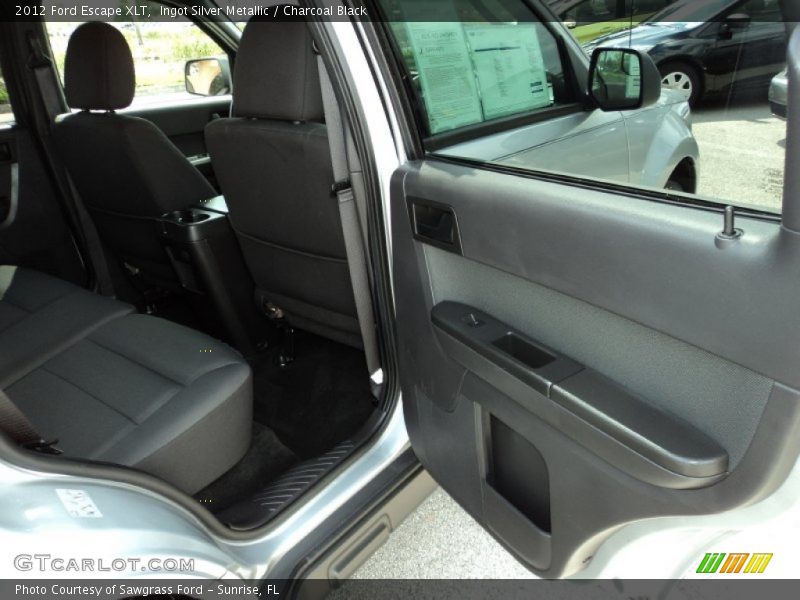 Ingot Silver Metallic / Charcoal Black 2012 Ford Escape XLT