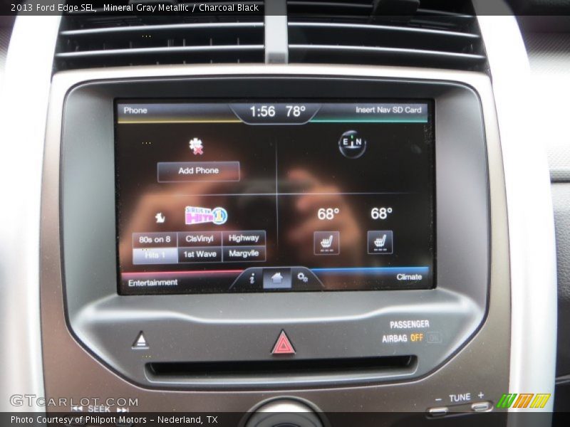 Mineral Gray Metallic / Charcoal Black 2013 Ford Edge SEL